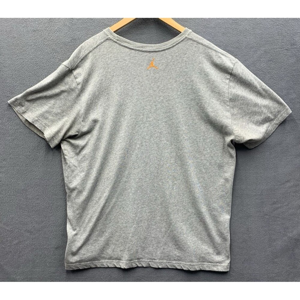 Jordan Dri-Fit Graphic Tee T-Shirt Men's Size XXL Gray Crew Neck 465104-063 - Picture 4 of 13